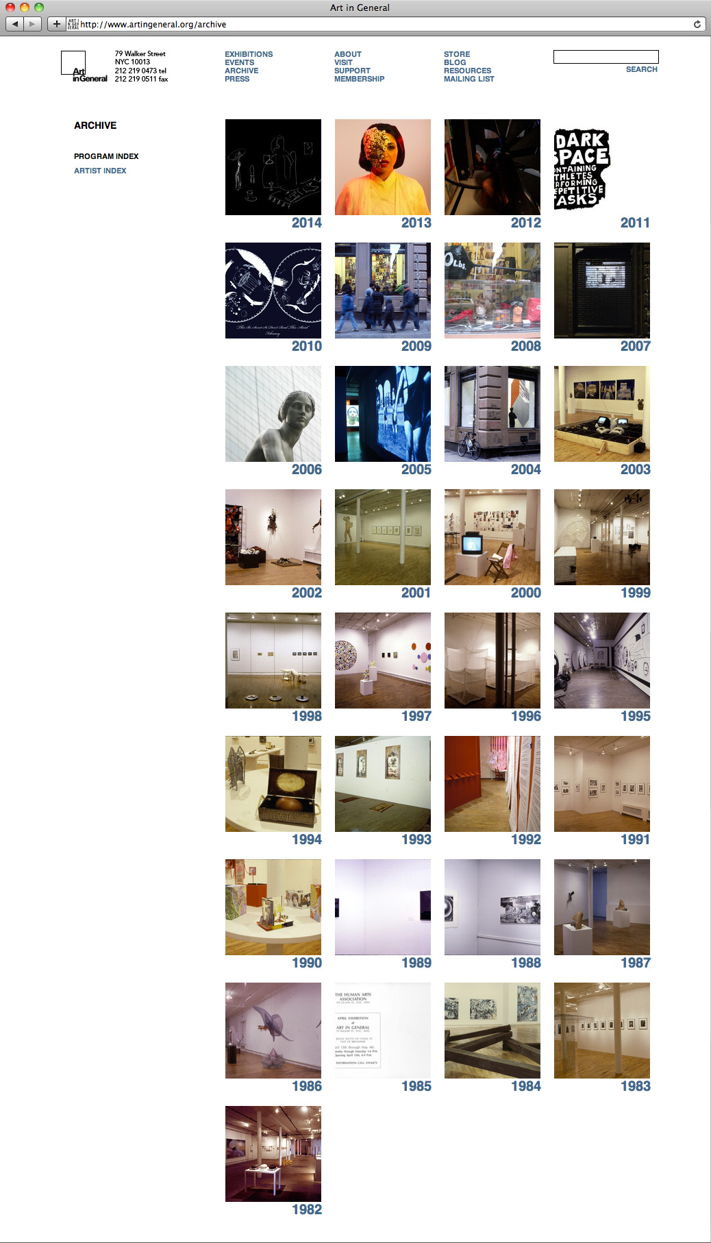 Art In General online