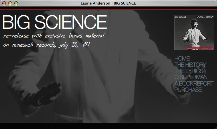 Big Science Re-release Site