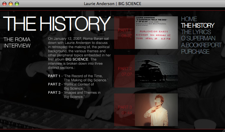 Big Science Re-release Site