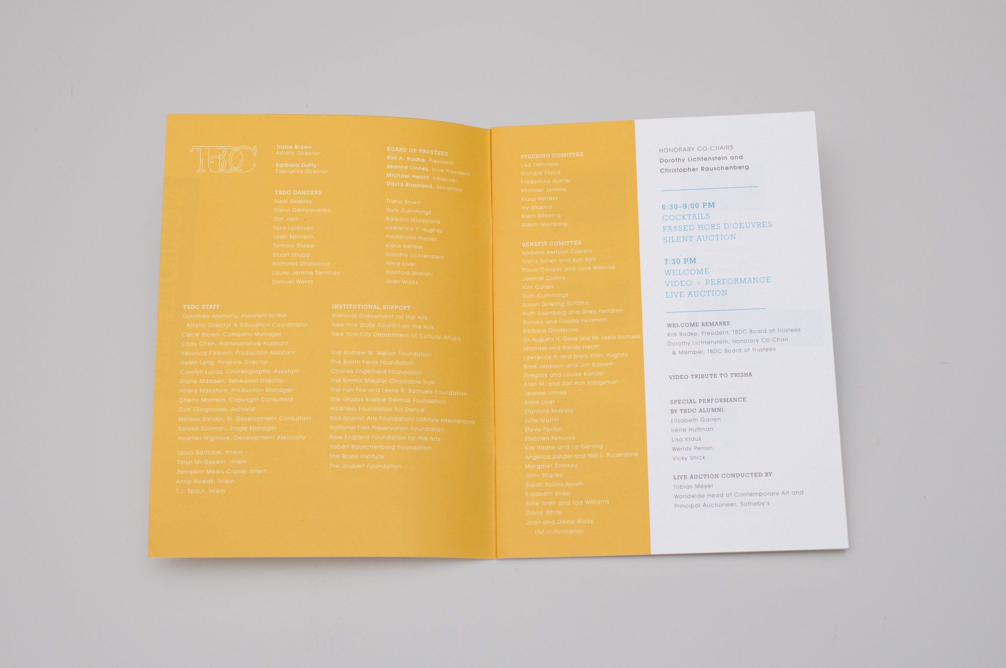 TBDC Benefit Auction Catalogue