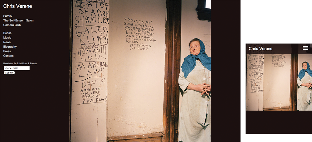 Chris Verene Photography Website