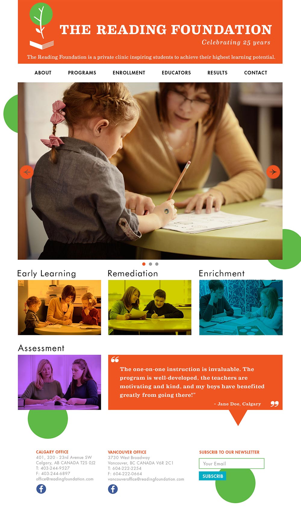 The Reading Foundation Website